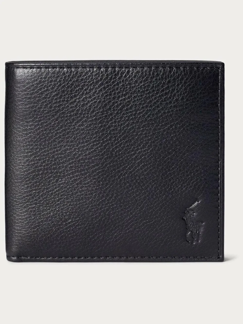 Polo Ralph Lauren Black Billfold Leather Wallet^ Wallets
