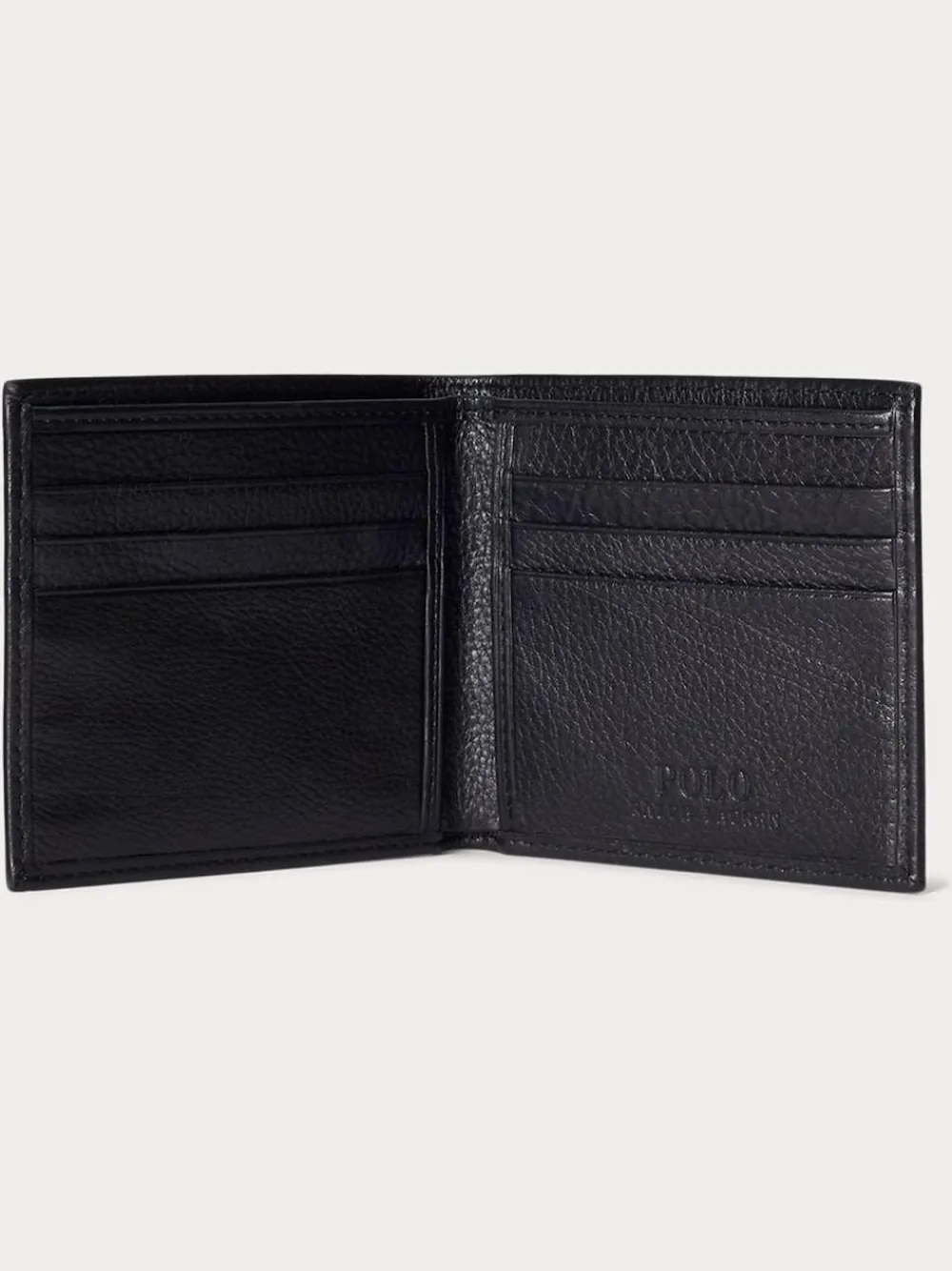 Polo Ralph Lauren Black Billfold Leather Wallet^ Wallets