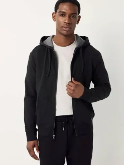 Polo Ralph Lauren Black Loungewear Zip Through Jersey Stretch Hoodie^ Loungewear