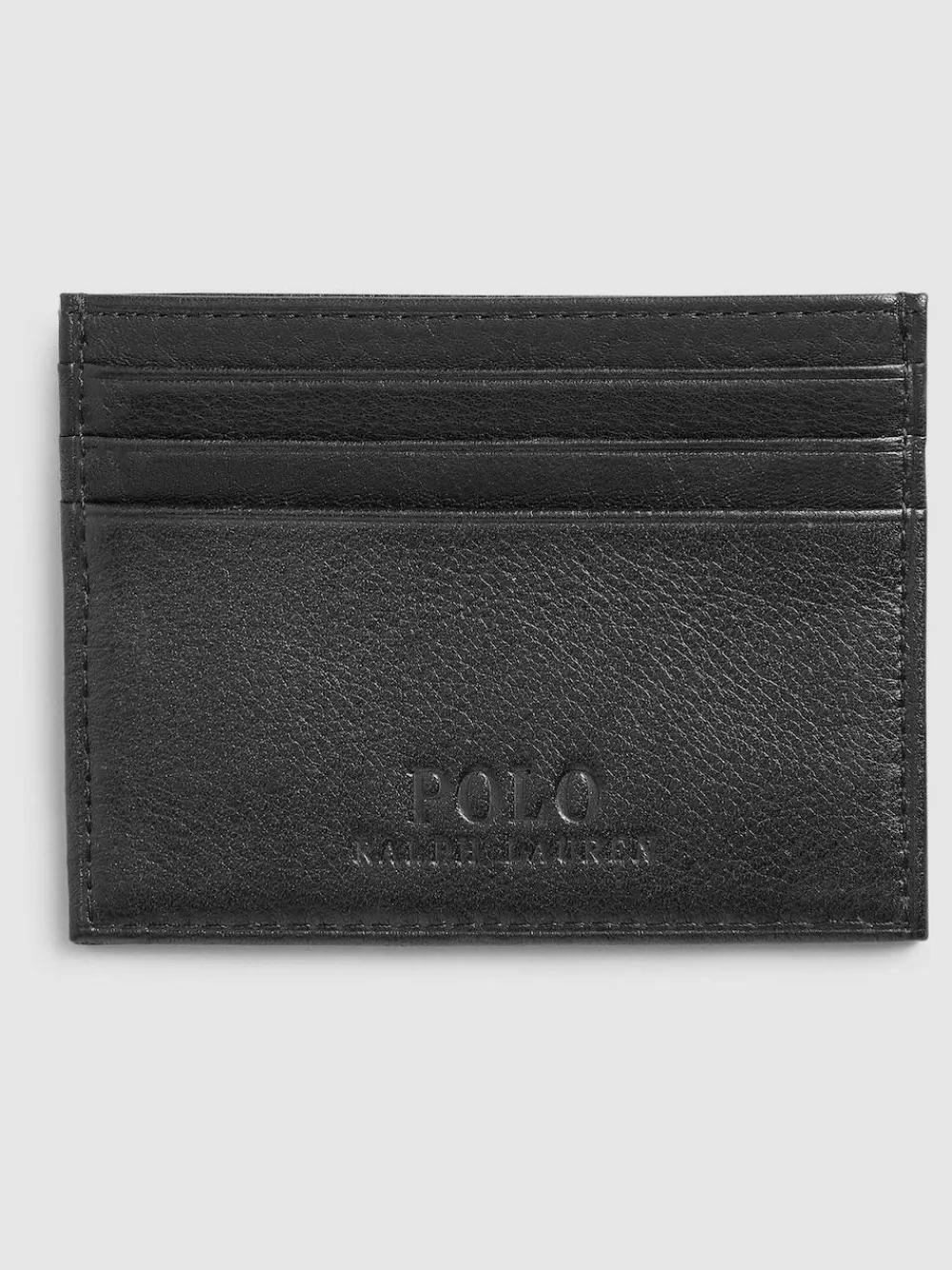 Online Polo Ralph Lauren Black Leather Card Holder