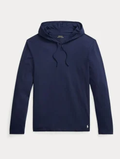 Hot Polo Ralph Lauren Blue Jersey Cotton Hoodie