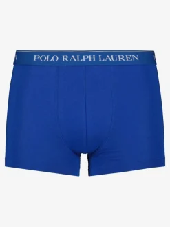 Online Polo Ralph Lauren Blue/Navy Stretch Cotton Boxers 3 Pack