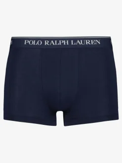 Online Polo Ralph Lauren Blue/Navy Stretch Cotton Boxers 3 Pack
