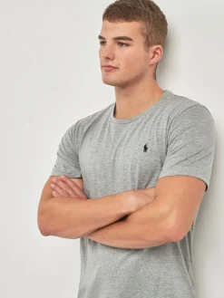 Sale Polo Ralph Lauren Logo Cotton Jersey T-Shirt Grey