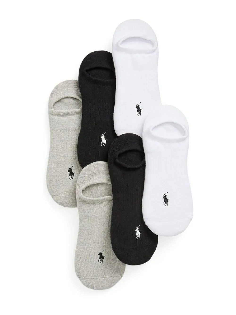 Sale Polo Ralph Lauren Natural Invisible Pop Socks 6 Pack