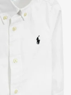 Polo Ralph Lauren White Baby Boys Oxford Shirt^BOY Shirts