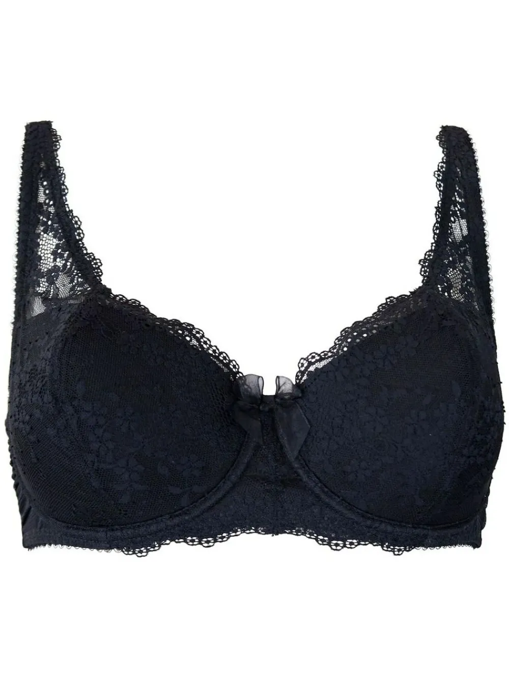 Sale Pour Moi Full Cup Flora Underwired Bra Black