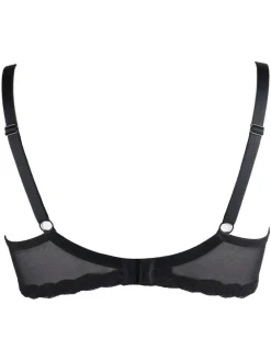 Pour Moi Black Luxe Linear Contour Lightly Padded Bra^Women Dd+ Range