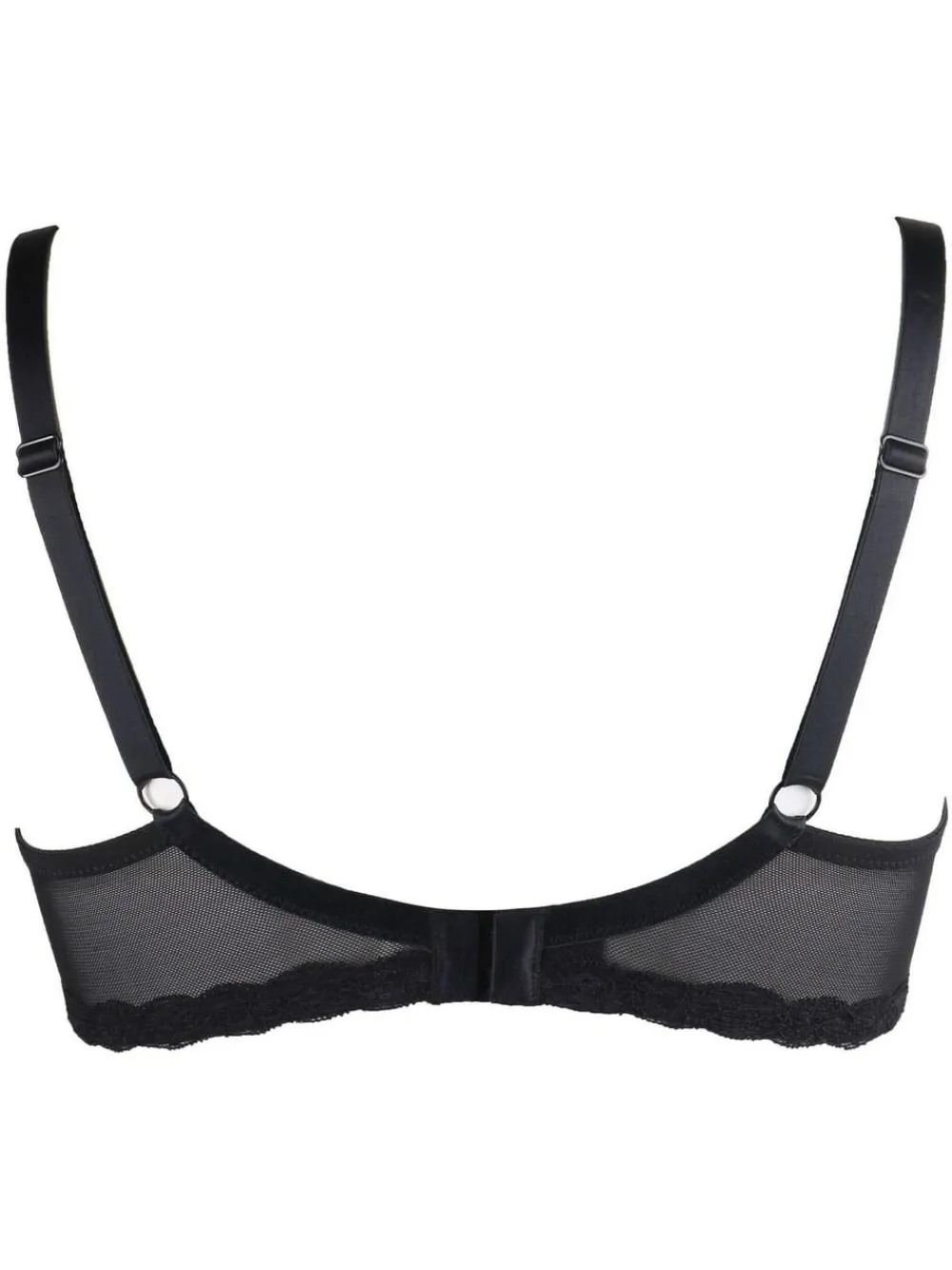 Pour Moi Black Luxe Linear Contour Lightly Padded Bra^Women Dd+ Range