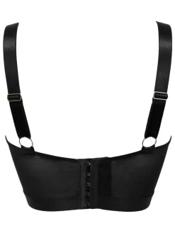 Pour Moi Non Padded India Embroidery Underwired Bustier Bra^Women Dd+ Range|Bras