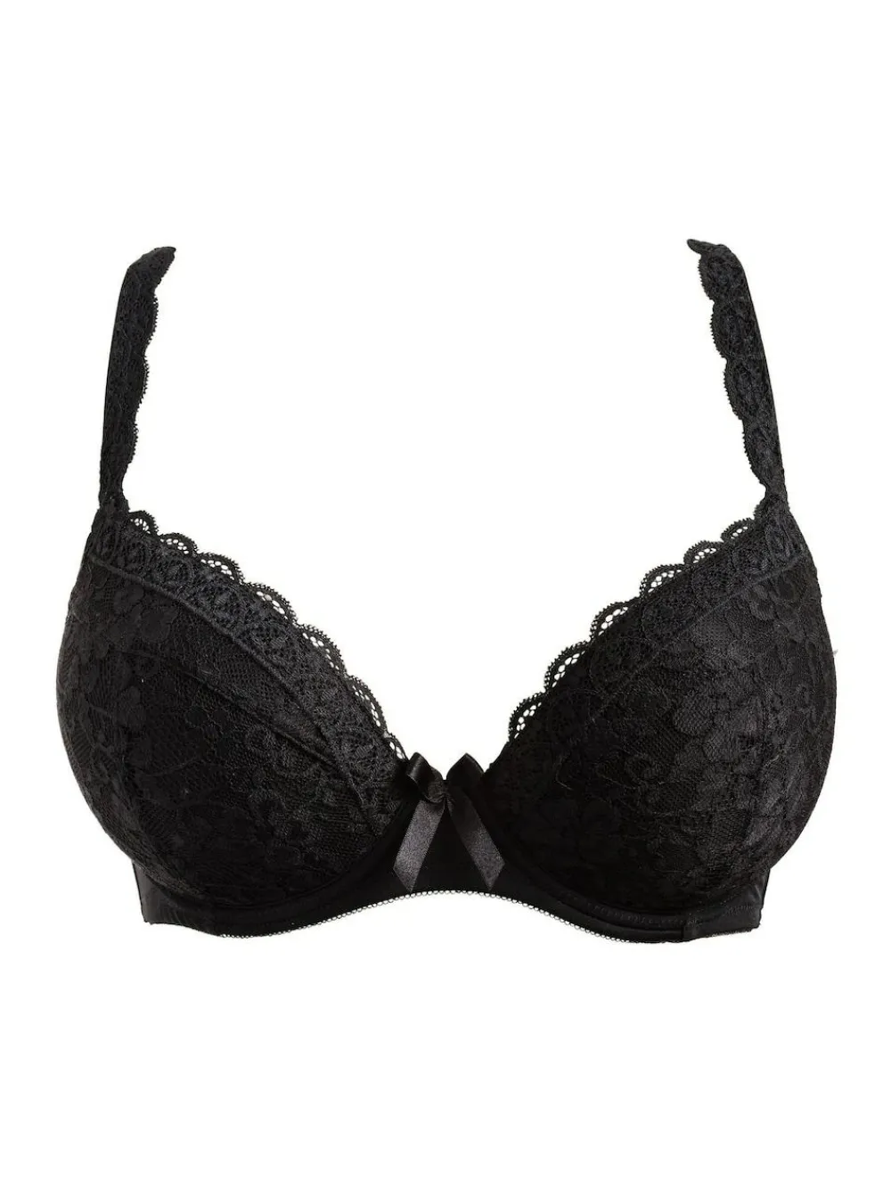 Pour Moi Black Padded Rebel Bra^Women Dd+ Range