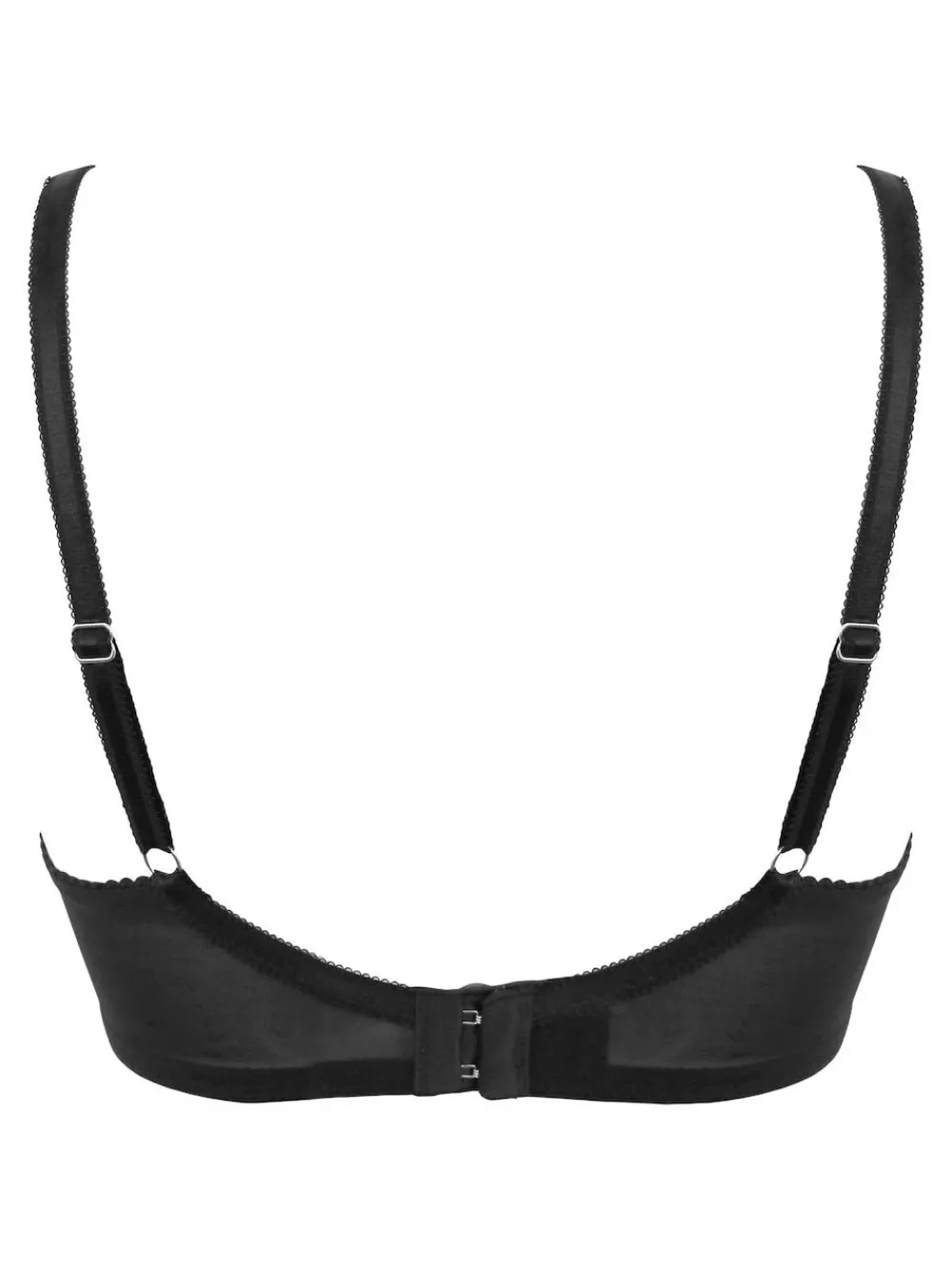 Outlet Pour Moi Push Up Fleur Balconette Bra Black