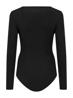New Pour Moi Black Second Skin Long Sleeve Body Thermal