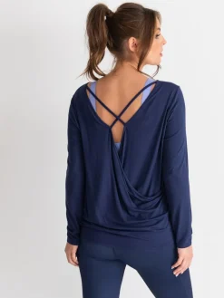 Pour Moi Cross Back Jersey Yoga Top^Women Sportswear