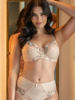Pour Moi Brown Non Padded Sofia Bra^Women Dd+ Range