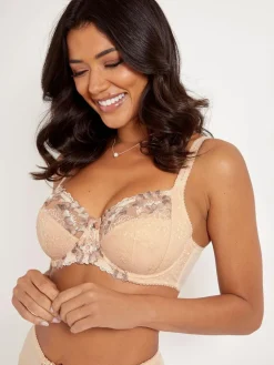 Pour Moi Brown Non Padded Sofia Bra^Women Dd+ Range