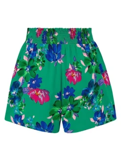 Sale Pour Moi Viscose Beach Shorts Green Ground
