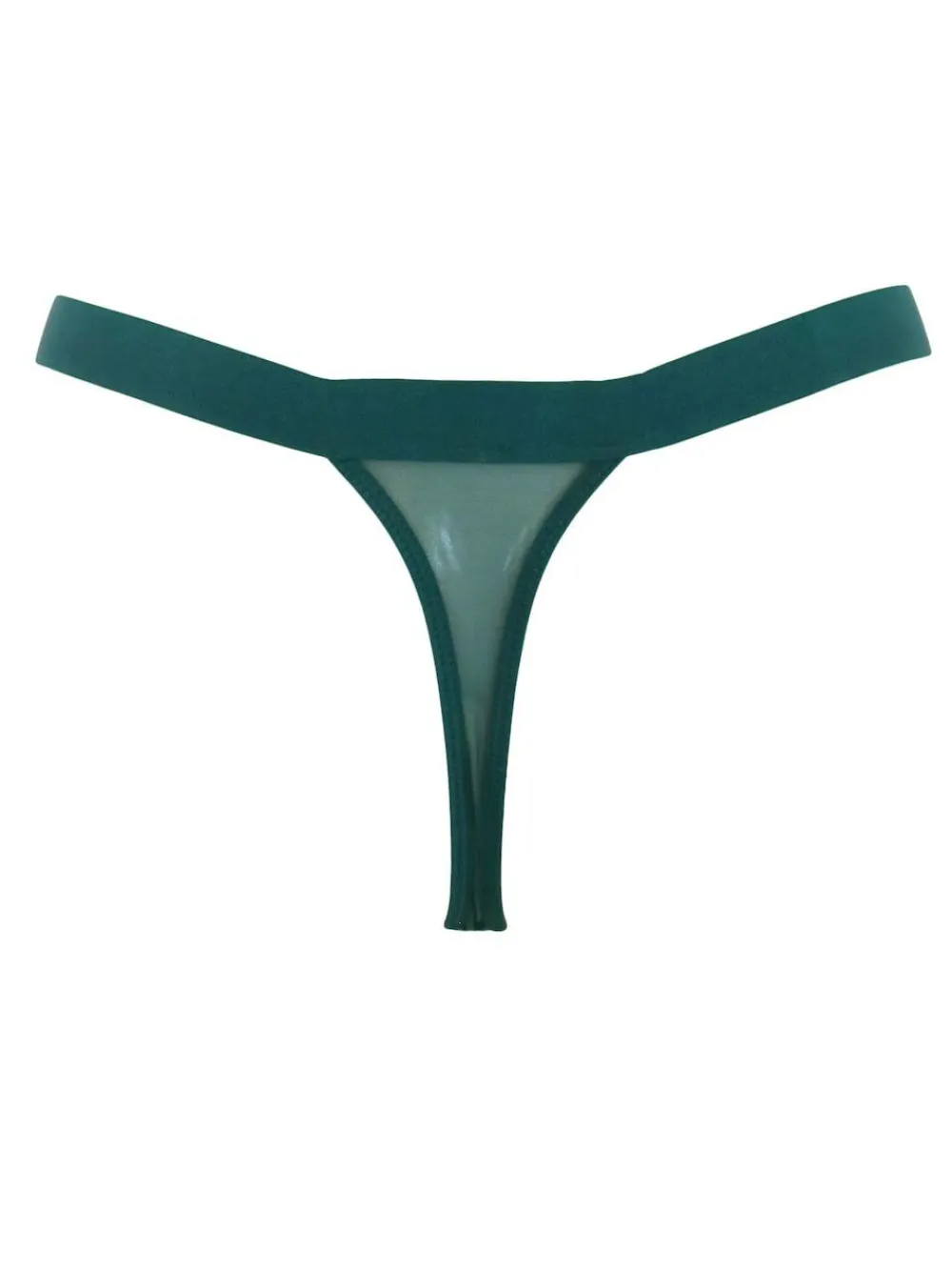 Sale Pour Moi India Embroidery Thongs Green