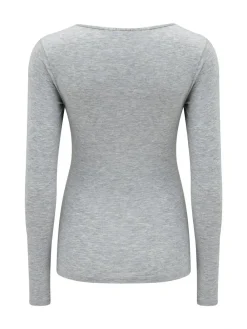 Online Pour Moi Grey Long Sleeve Second Skin Thermal