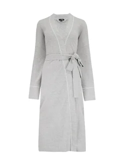 New Pour Moi Waffle Loungewear Dressing Gown Grey