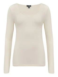 Pour Moi Ivory Long Sleeve Second Skin Thermal^Women Thermals