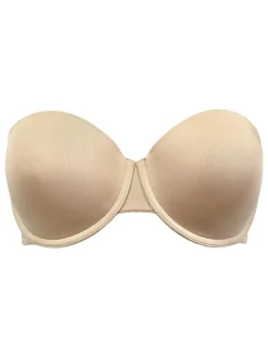 Pour Moi Definitions Push Up Multiway Strapless Bra Natural