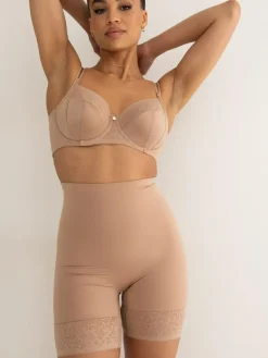 Pour Moi Effortless Tummy Control Thigh Slimmer Shapewear^Women Shapewear
