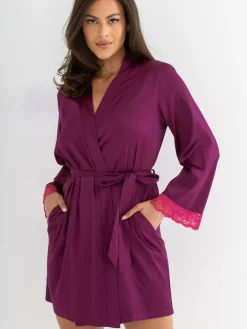 Pour Moi Purple Dusk Short Dressing Gown