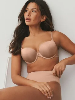 Outlet Next A-DD Push-Up Triple Boost Plunge Bra Praline Nude