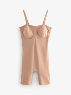 Best Next DD+ Minimising Bandeau Tummy Control Thigh Smoother Praline Nude