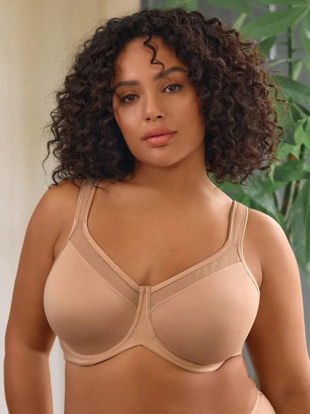 Next F-K Ultimate Support Cotton Minimiser Padded Strap Bra^Women Bras