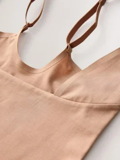 Outlet Next Shaping Medium Control Premium Cotton Wear Your Own Bra Slip Praline Nude