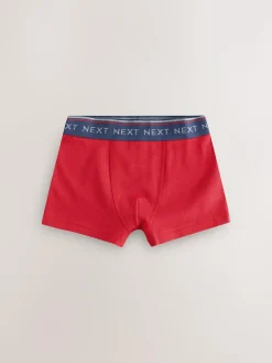 Next Primary Colours with Black Waistband Trunks 7 Pack (2-16yrs)^BOY Underwear