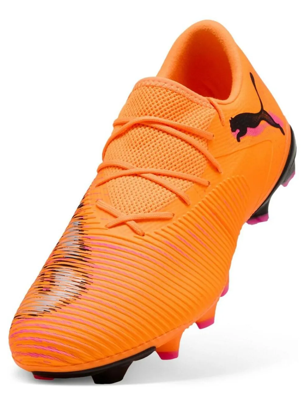 Puma Orange Mens Future 8 Match Low Firm Ground Football Boots^ Soccer Cleats