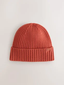 Online Next Pumpkin Orange Knitted Beanie Hat (1-16yrs)