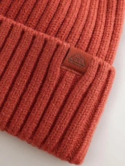 Online Next Pumpkin Orange Knitted Beanie Hat (1-16yrs)