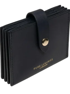 Pure Luxuries London 'Allie' Leather Accordion Card Holder^Women Purses