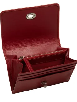 Hot Pure Luxuries London Amber Leather Purse Red