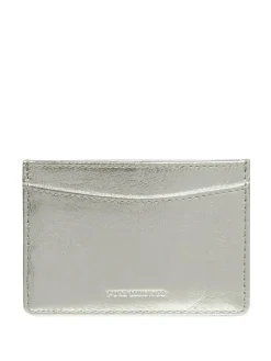 Online Pure Luxuries London 'Anna' Leather Card Holder Silver