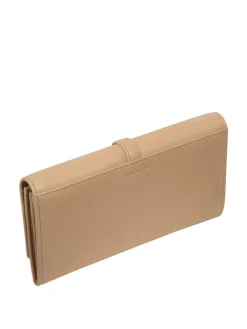 Clearance Pure Luxuries London 'Harriet' Leather Purse Natural