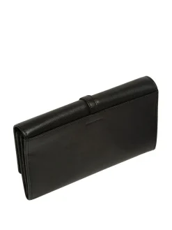Clearance Pure Luxuries London 'Harriet' Leather Purse Black