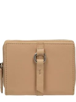 Pure Luxuries London 'Lena' Leather Purse Natural