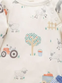 New Purebaby Bodysuits 2 Pack Blue