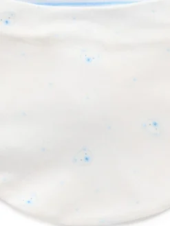 Purebaby Essential Dribble Bibs 2 Pack Blue