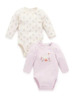 Purebaby Bodysuits 2 Pack^BOY Bodysuits & Vests|Vests