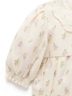 Purebaby Pink Gathered Bodysuit^ Bodysuits & Vests|Vests