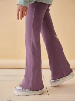Next Purple 1 Pack Rib Flare Leggings (3-16yrs)^ Pants & Leggings|Pants & Leggings