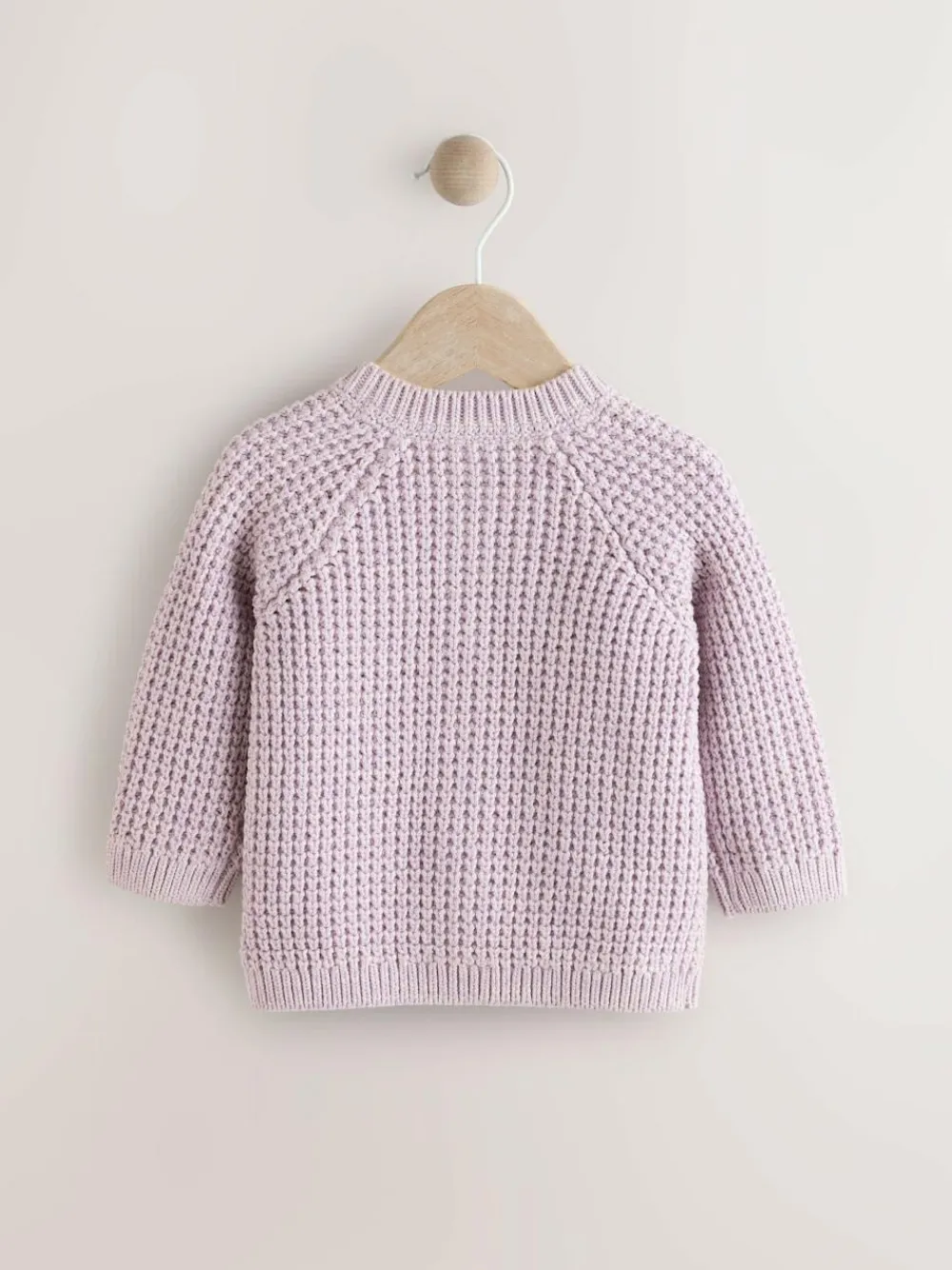 Clearance Next Embroidered Cardigan (0mths-2yrs) Purple and Apricot Flower Baby