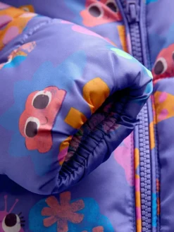 Outlet Next Shower Resistant Faux Fur Trim Snowsuit (3mths-7yrs) Purple Character