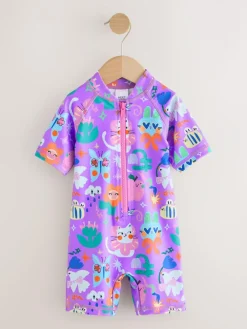 Next Purple Character Sunsafe Swimsuit (3mths-10yrs)^ Swimwear|Swimwear